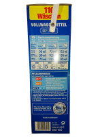 Dalli Vollwaschmittel Pulver 110 Wäschen Seitenansicht
