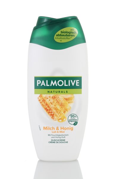 Palmolive Milch und Honig Creme Dusche 250 Milliliter Vorderansicht 
