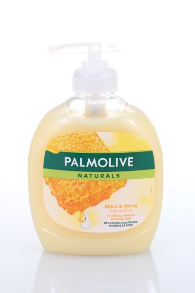 Palmolive Milch & Honig Handseife 300 Milliliter Inhaltsangabe Rückansicht
