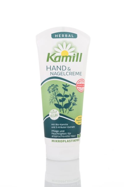 Kamill Hand und Nagel Creme Herbal 100 Milliliter Vorderansicht
