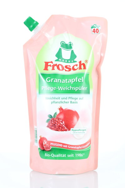 Frosch Granatapfel Weichspüler 40WA 1 Liter Vorderseite
