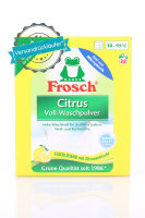 Frosch Citrus Voll-Waschpulver 22 Wäschen Vorderansicht
