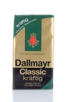 Dallmayr Classic kräftig gemahlen 500 Gramm Vorderansicht
