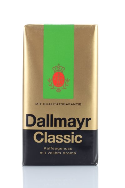 Dallmayr Classic gemahlen 500 Gramm Vorderansicht
